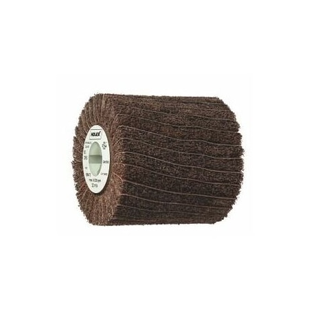 Holex Fleece Flap Wheel Roller, 100 mm X 100 mm, Grit: 80 568473 80CRS